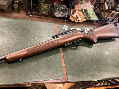 CZ 457 American .22 WMR Bolt-Action Rifle | Walnut Stock | MDT 20 MOA Rail | Original Box