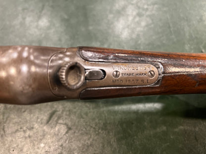 Winchester Model 1907 First-Batch Early Production with Silver Name Plate