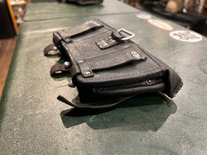 Original 1938 German Kar98k Triple Ammo Pouch (Wehrmacht Issue / With Soldier Name Tag)