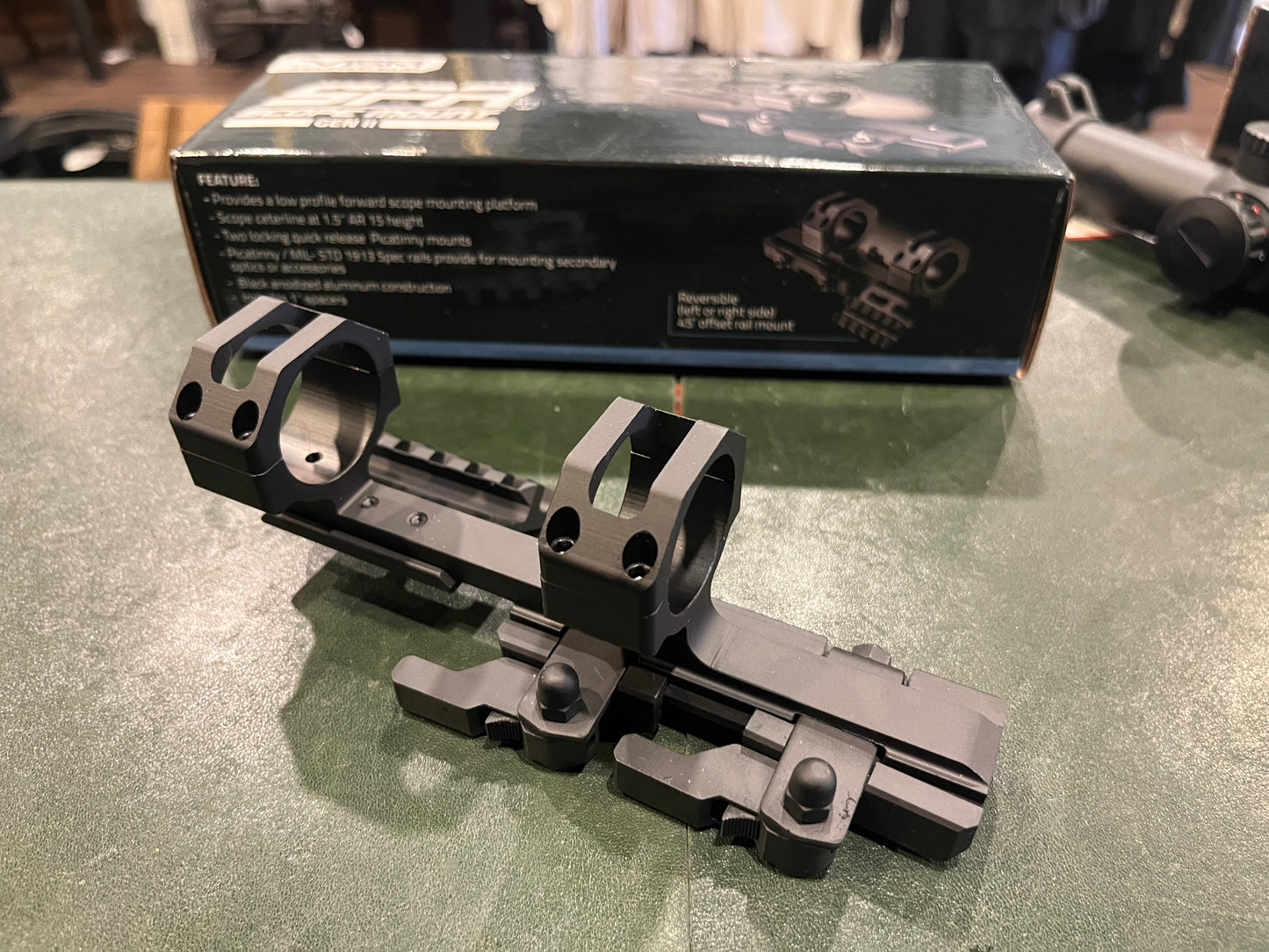 NCSTAR Shooter Series 1-6x24 LPVO Scope Package – Illuminated Reticle – Includes 30mm Cantilever Mount