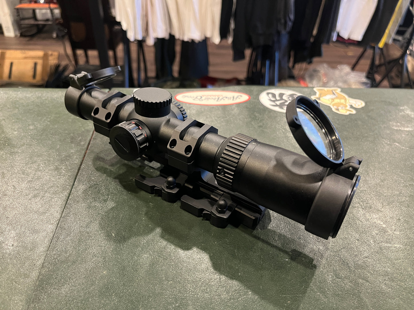 NCSTAR Shooter Series 1-6x24 LPVO Scope Package – Illuminated Reticle – Includes 30mm Cantilever Mount
