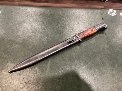 German Military Bayonet with Scabbard – Marked "41 S/238" – Mismatched Numbers