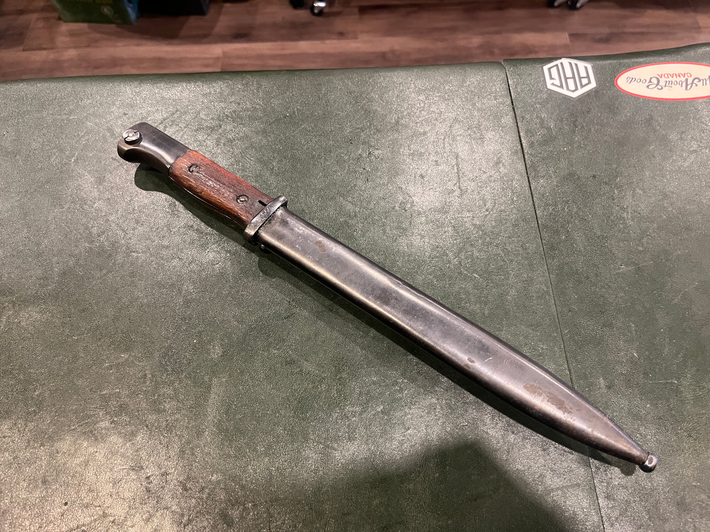 German Military Bayonet with Scabbard – Marked "41 S/238" – Mismatched Numbers