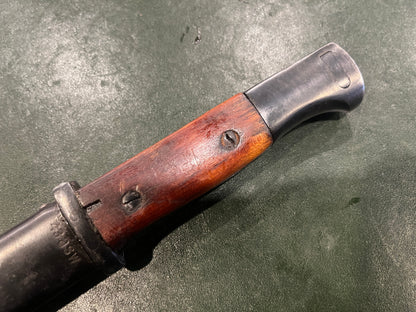 German Military Bayonet with Scabbard – Marked "41 S/238" – Mismatched Numbers