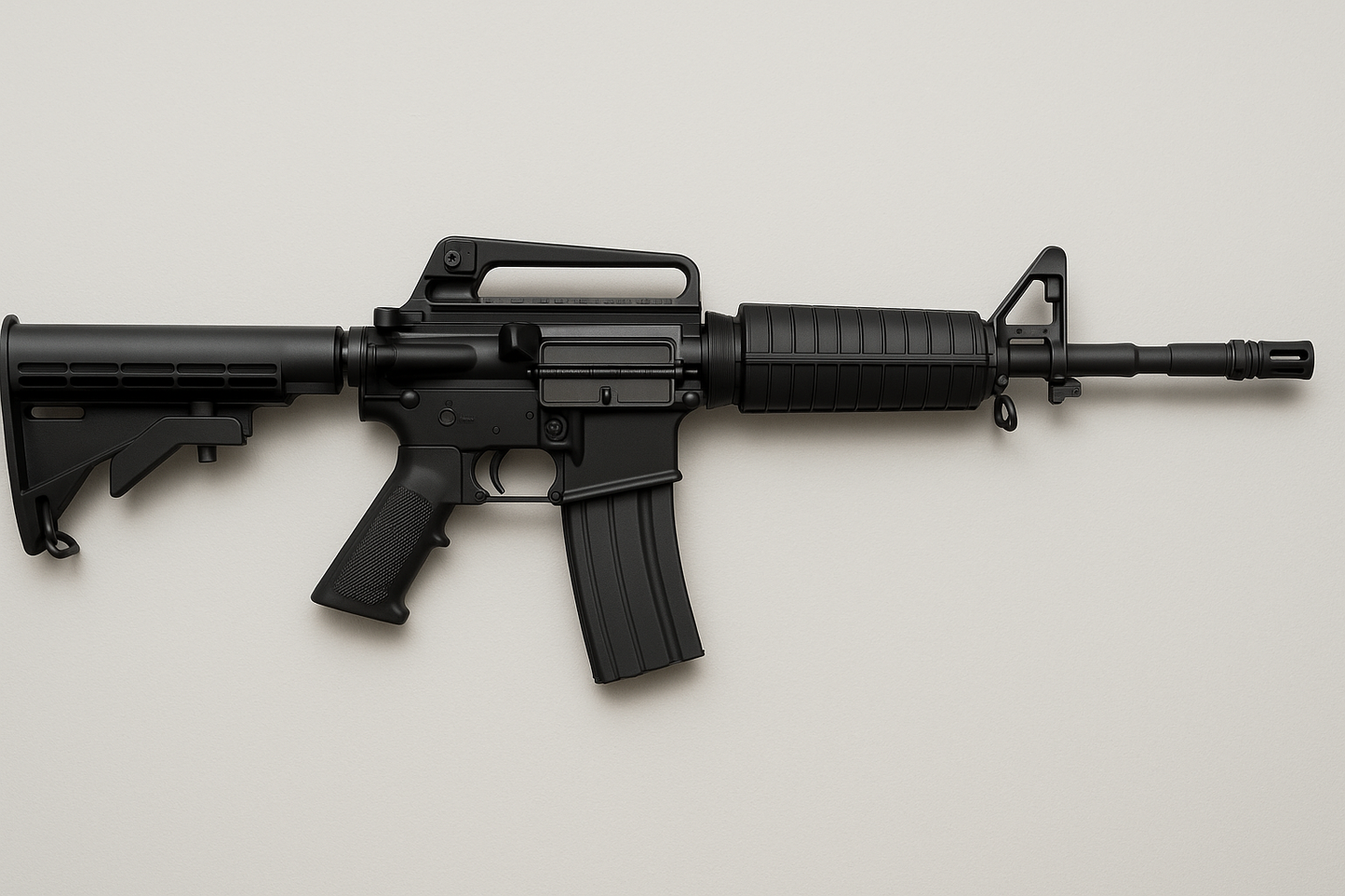 Detachable Rifle Carry Handle with Integrated Picatinny Rail