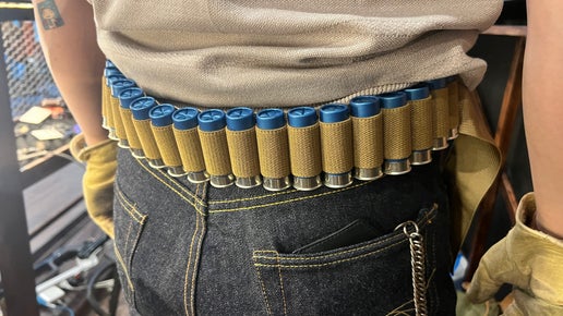 Ceinture de cartouches pour fusil de chasse tactique 12GA – Capacité de 27 cartouches, noir