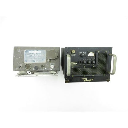 Vintage Canadian/U.S. Military Aircraft Electrical Components – Bendix RDR-1B-1 Transmitter & MN-26C Radio Compass (Untested)