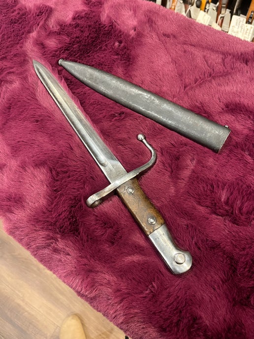土耳其/德国 M1903 毛瑟刺刀 – As.Fa. 缩短型，带刀鞘