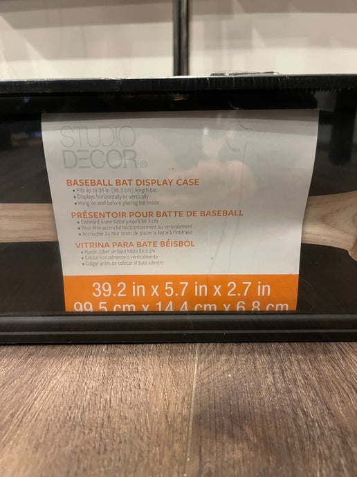 Baseball Bat show case