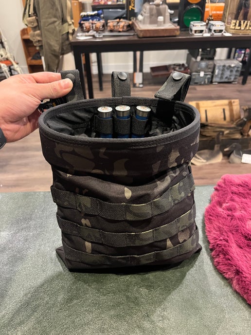 Pochette tactique pour fusil de chasse 12GA – Noir multicam