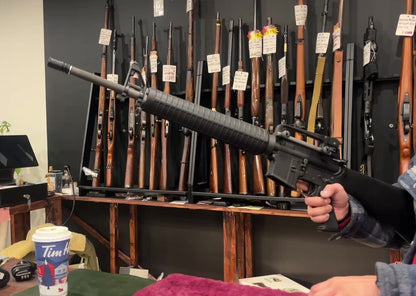 M16A2-Style Green Gas Blowback Airsoft Rifle – 6mm BB, Full-Size Fixed Stock Configuration